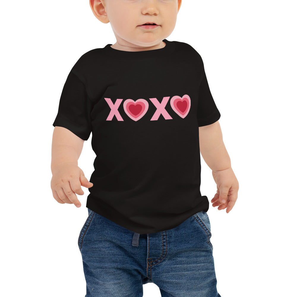 Valentine's XOXO Heart Baby Jersey Short Sleeve Tee
