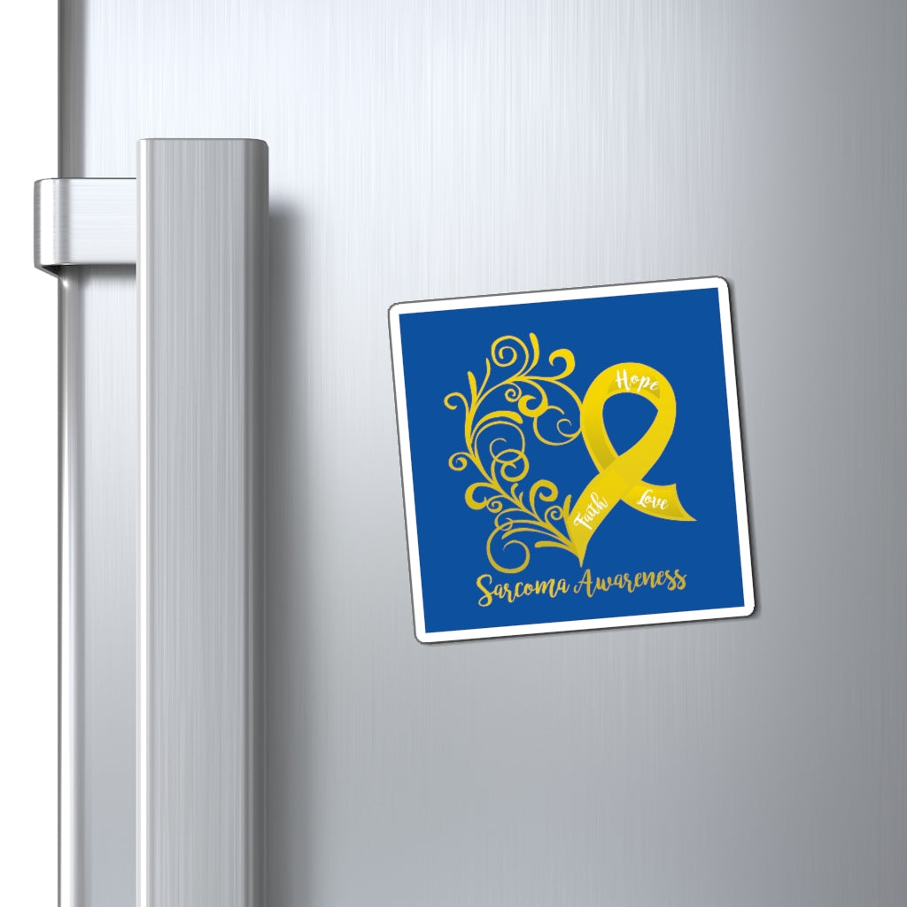 Sarcoma Awareness Royal Blue Magnet (3 Sizes Available)