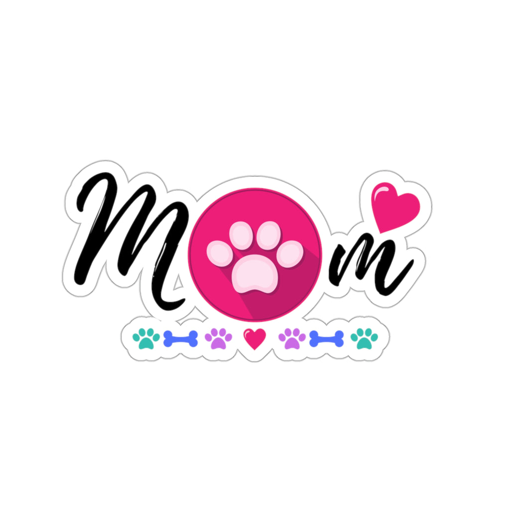 Dog Mom Heart Sticker (3 x 3)