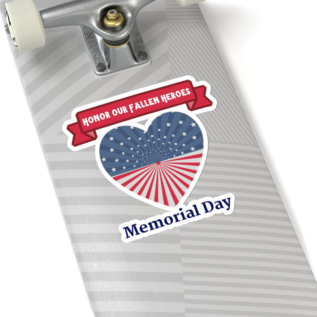 Memorial Day Car Sticker (6X6)