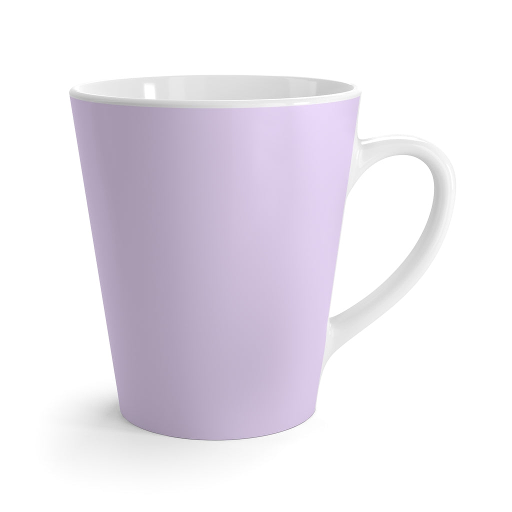Hodgkins Lymphoma Awareness Lavender Latte Mug (12 oz.)