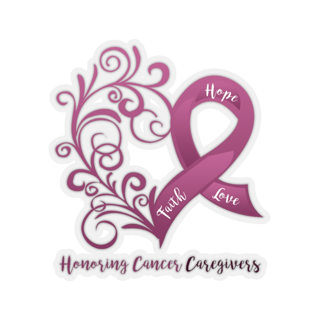 Honoring Cancer Caregivers Sticker