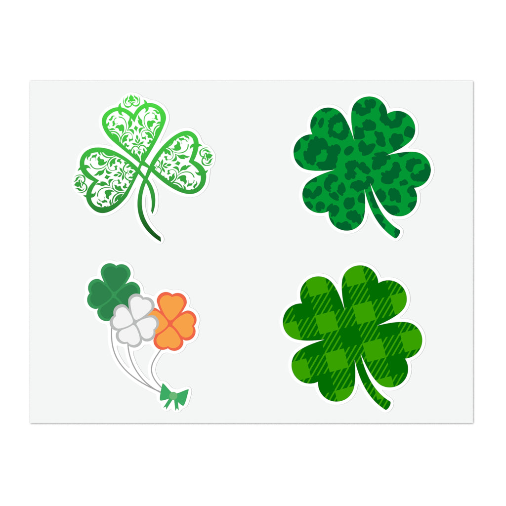 St. Patrick's Day Designs #2  (8.5 x 11) Sticker Sheet