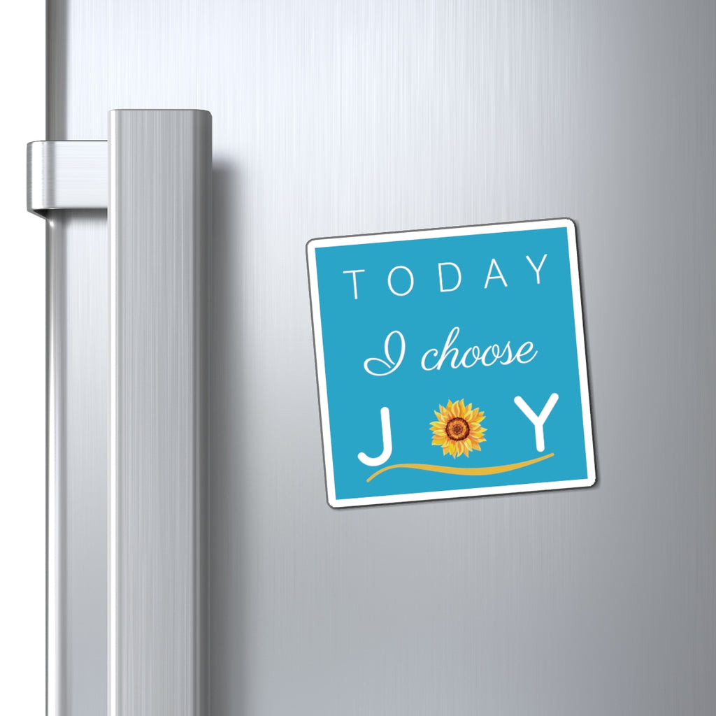 "Today I Choose Joy" Magnet (Aqua) (3 Sizes Available)