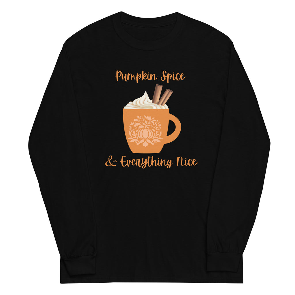 Pumpkin Spice & Everything Nice Plus Size Long Sleeve Shirt - Several Colors Available