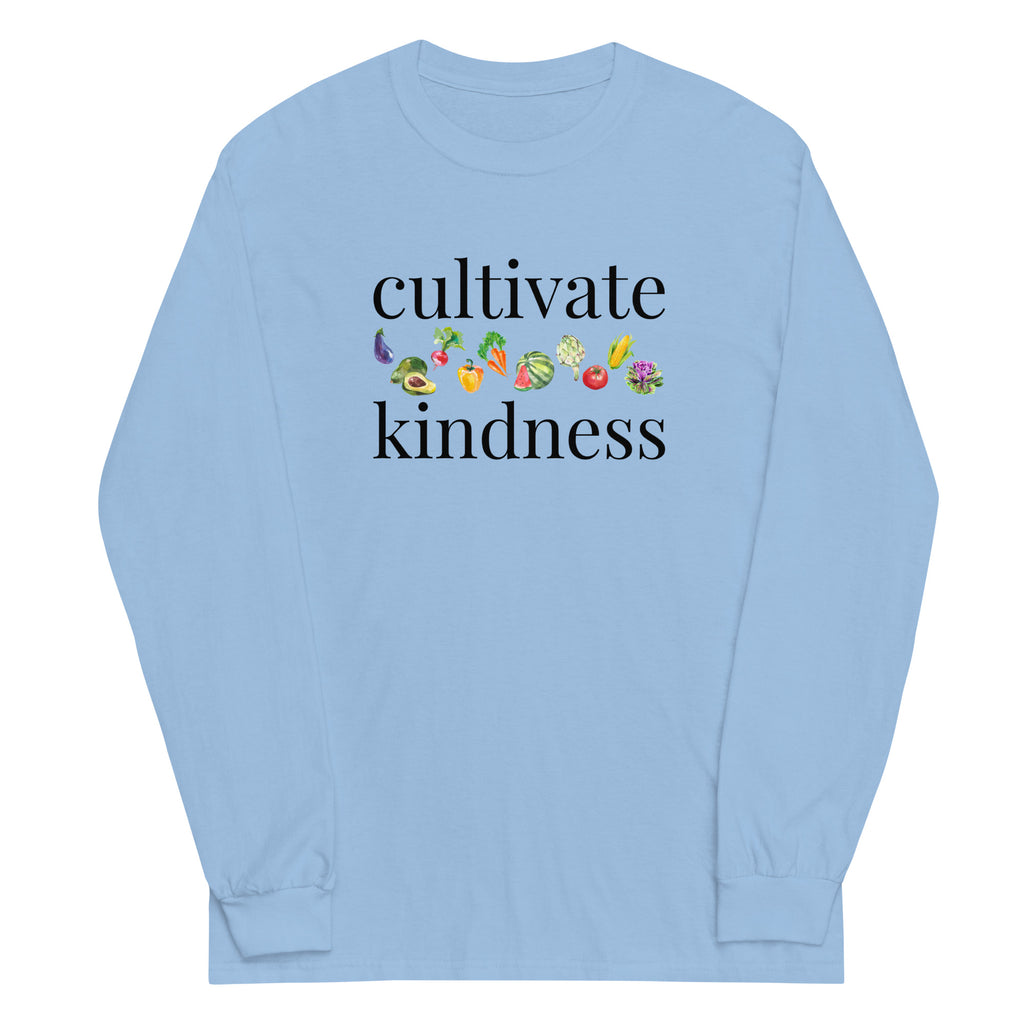 cultivate kindness Plus Size Long Sleeve Shirt (Several Colors Available)