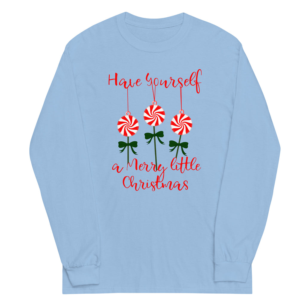 Have Yourself a Merry Little Christmas Mints Plus Size Long Sleeve Shirt - Several Colors Available