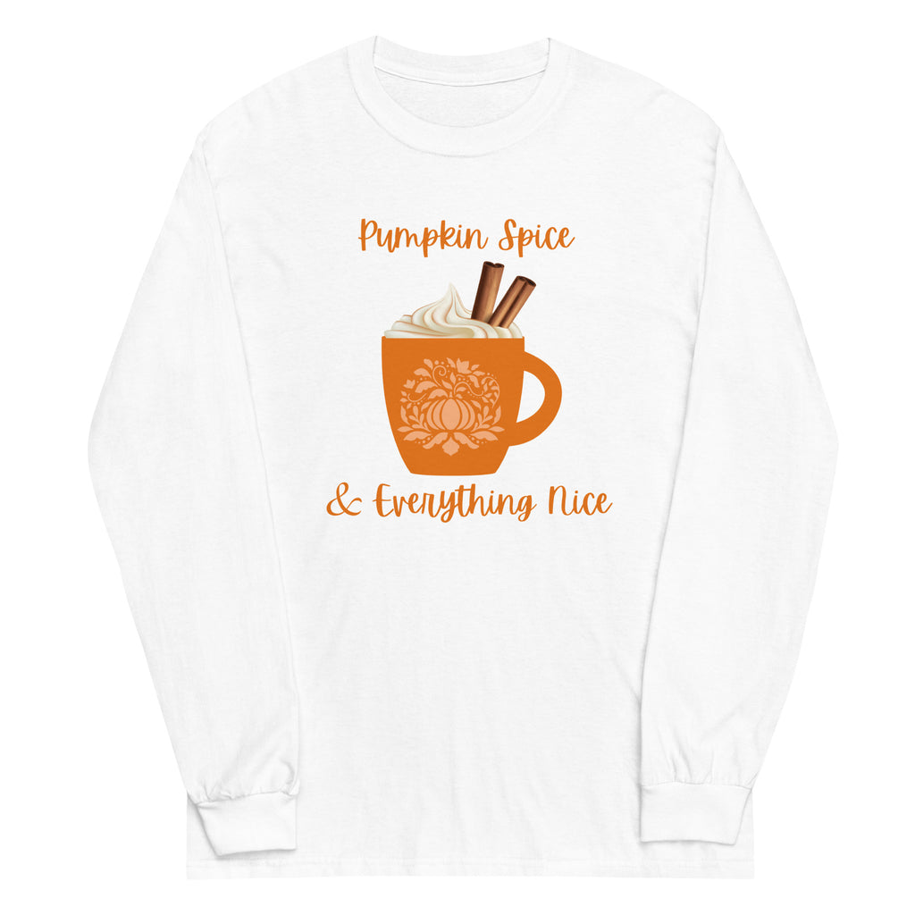 Pumpkin Spice & Everything Nice Plus Size Long Sleeve Shirt - Several Colors Available