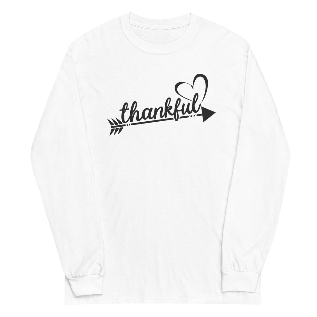 thankful Heart Arrow Plus Size Long Sleeve Shirt (Several Colors Available)