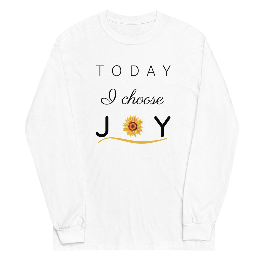 "Today I Choose Joy" Plus Size Long Sleeve Shirt - Several Colors Available