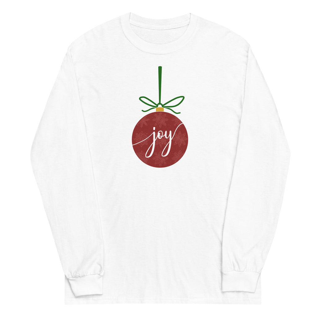Joy Script Ornament Plus Size Long Sleeve Shirt - Several Colors Available
