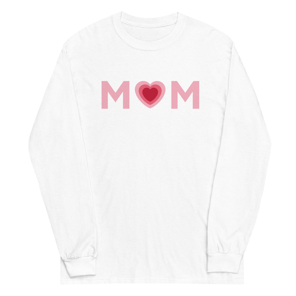 Mom Heart Plus Size Long Sleeve Shirt - Several Colors Available