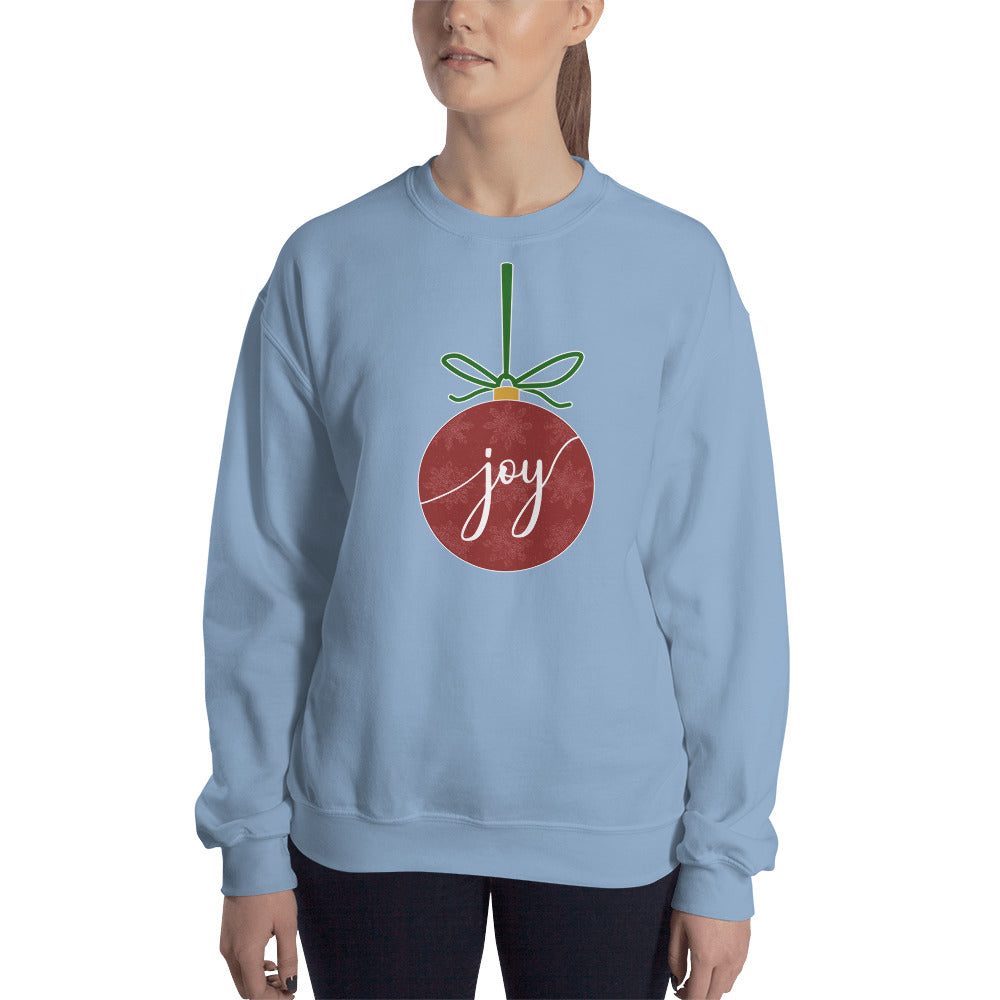 Joy Script Ornament Sweatshirt