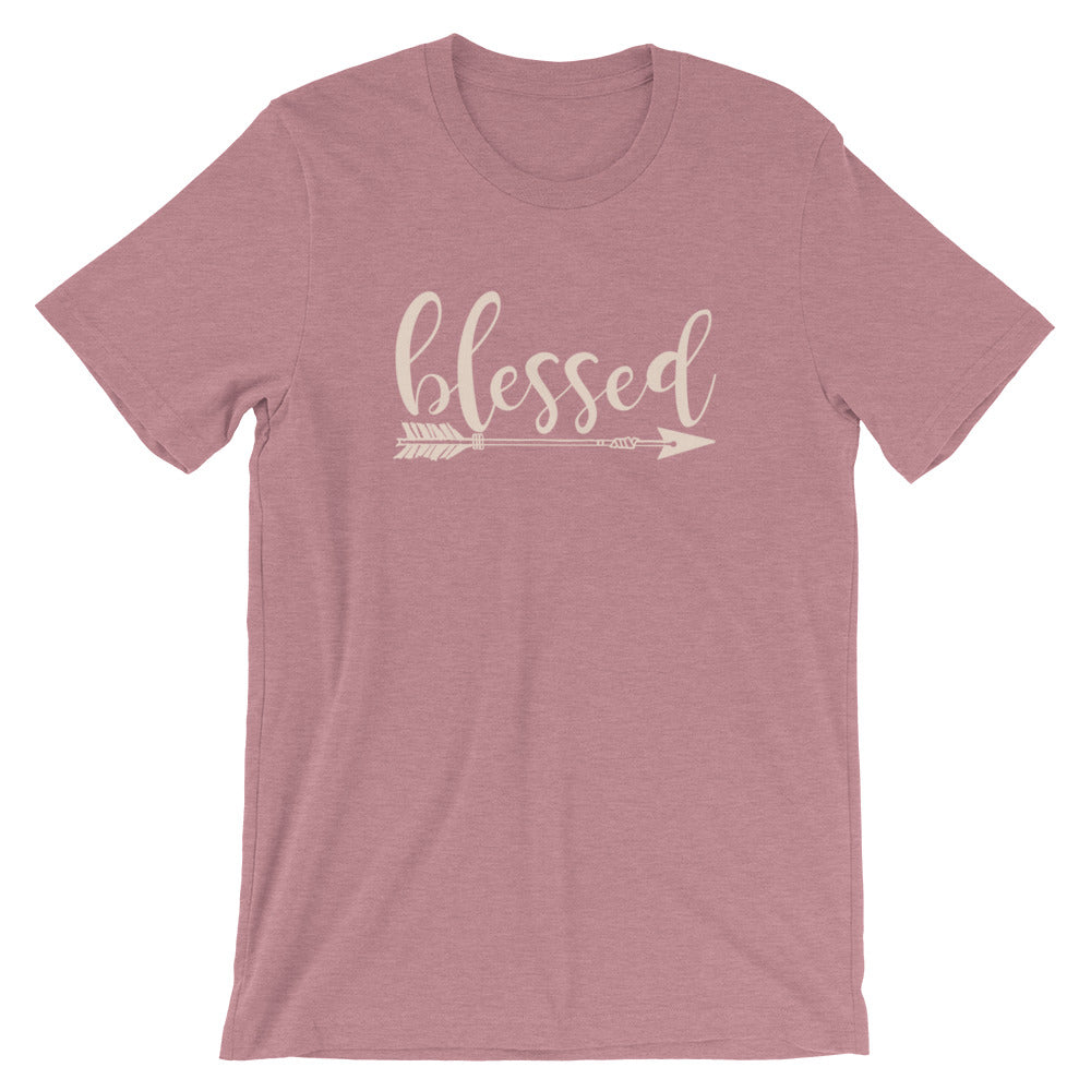 blessed Arrow T-Shirt - Mauve Colors