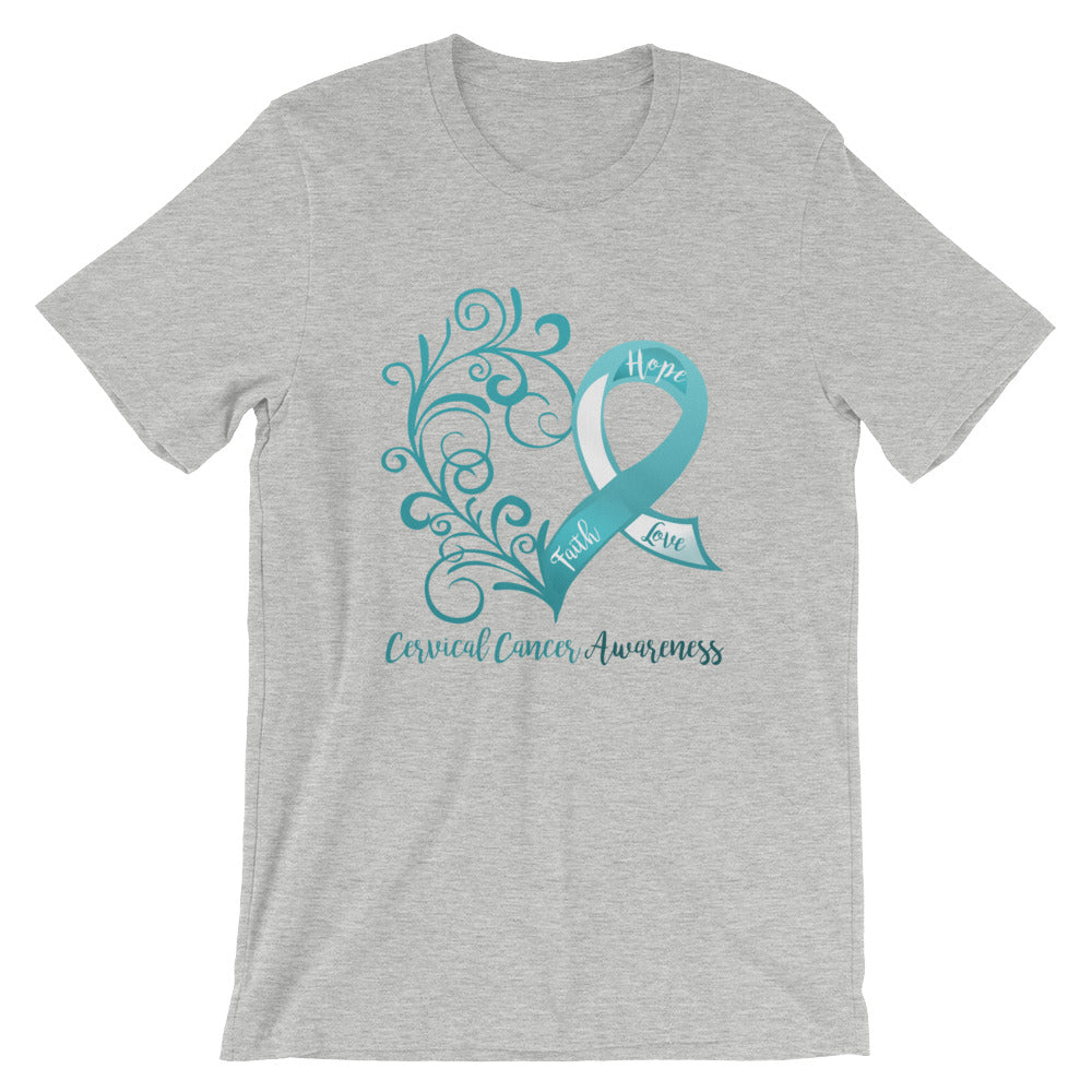 Cervical Cancer Awareness Cotton T-Shirt - Several Colors Available