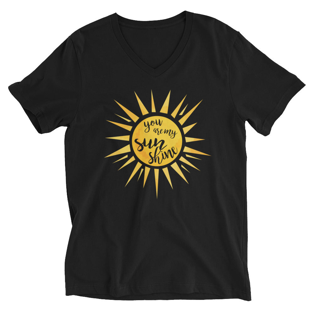 You Are My Sunshine Cotton V-Neck T-Shirt