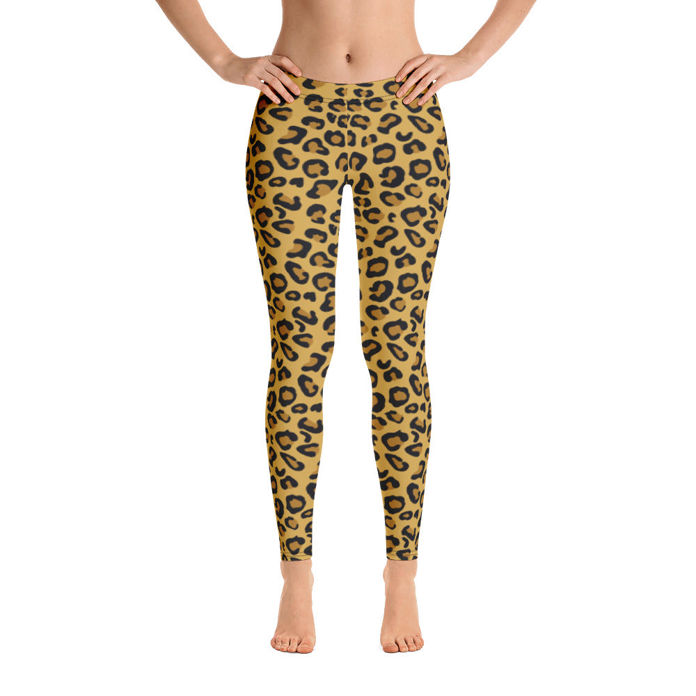 Leopard Skin Full Length Leggings