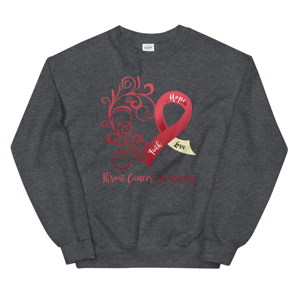 Throat Cancer Awareness Sweatshirt