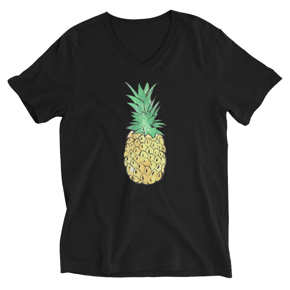 Original Pineapple Cotton V-Neck T-Shirt