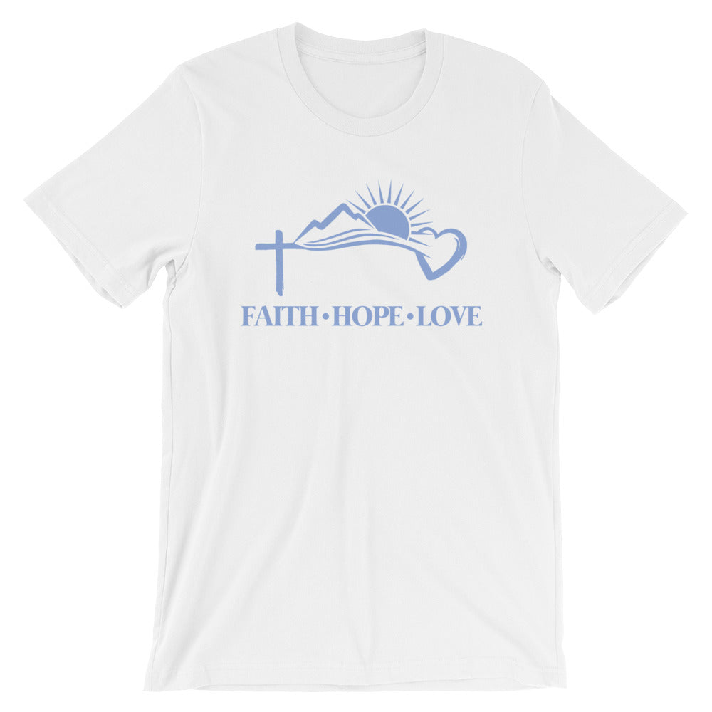 Faith Hope Love Symbols Cotton T-Shirt