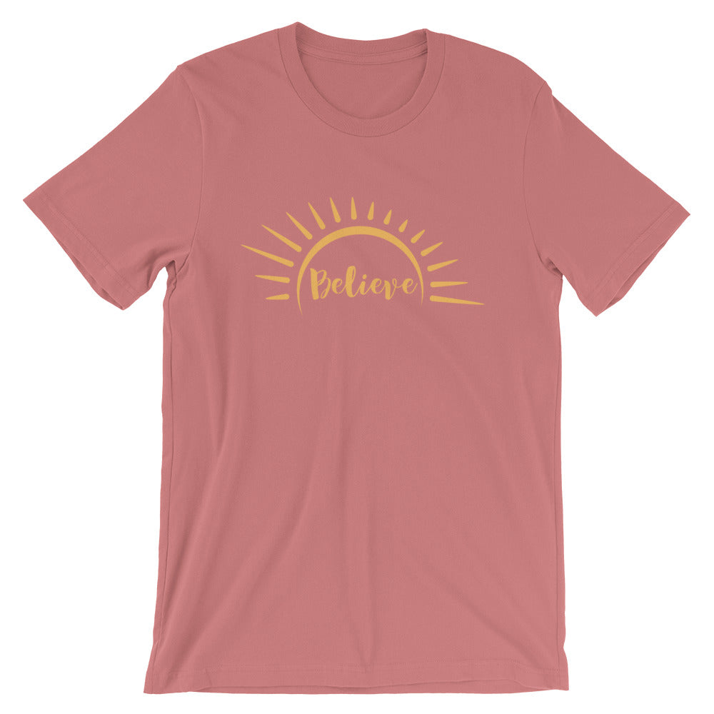 Believe Sunshine T-Shirt - Autumn Colors