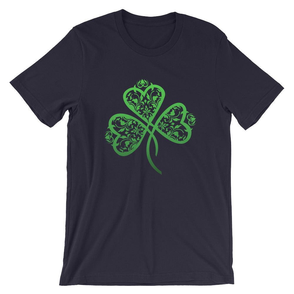 St. Patrick's Day Filigree Shamrock Cotton T-Shirt
