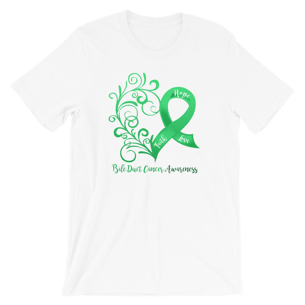 Bile Duct Cancer Awareness Cotton T-Shirt