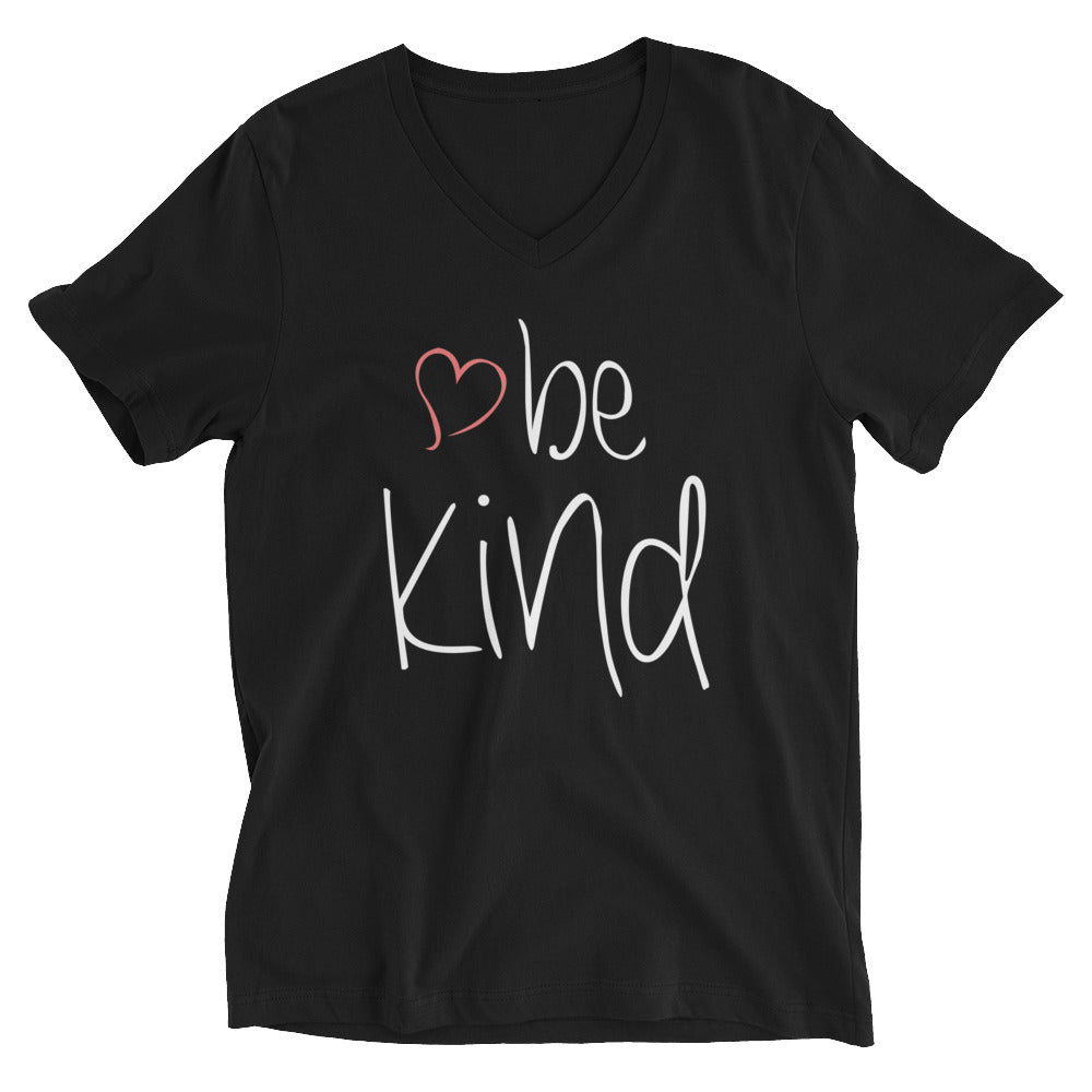 be kind Heart V-Neck T-Shirt