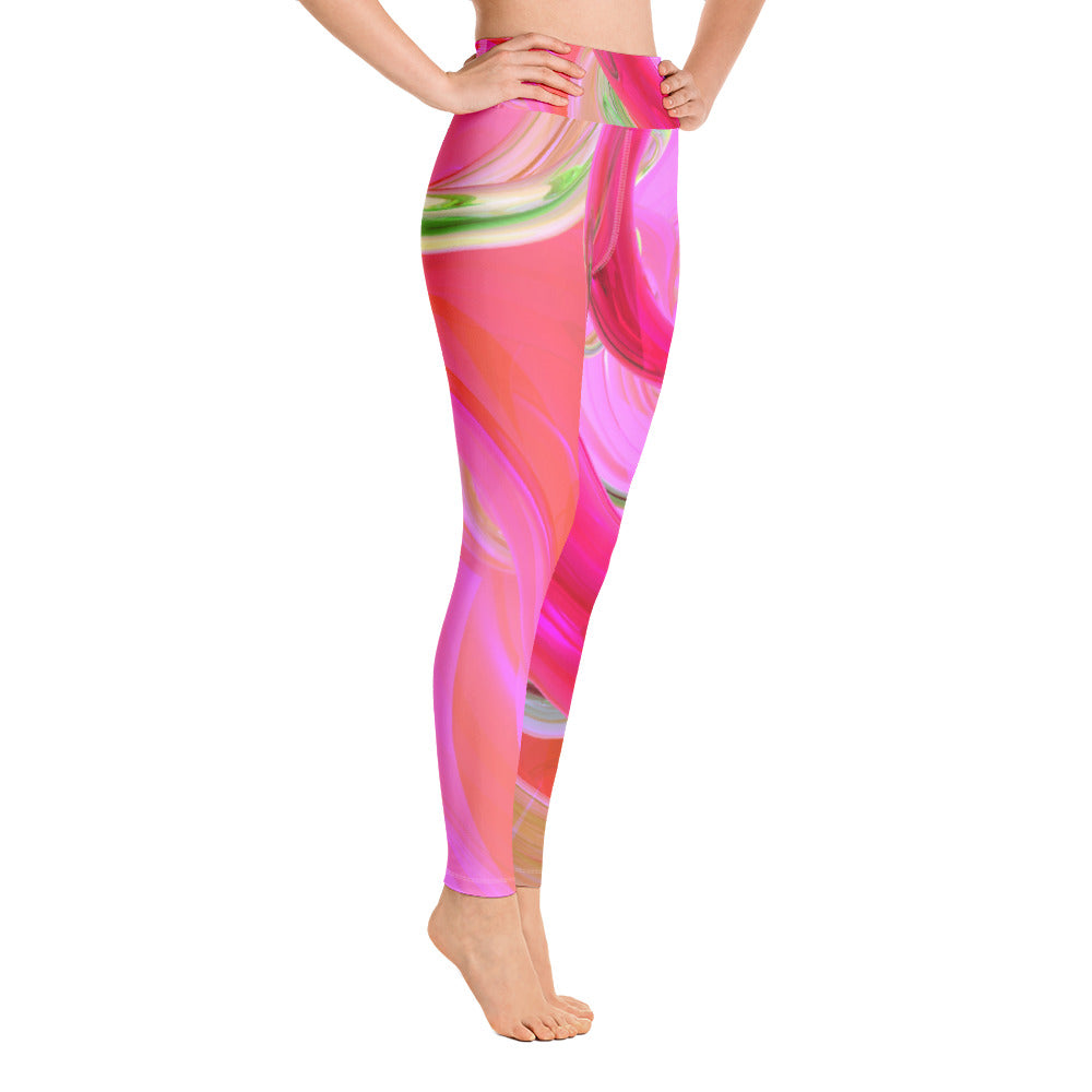 Pink Swirl Yoga Full Length Leggings – Faith Hope Love Boutique