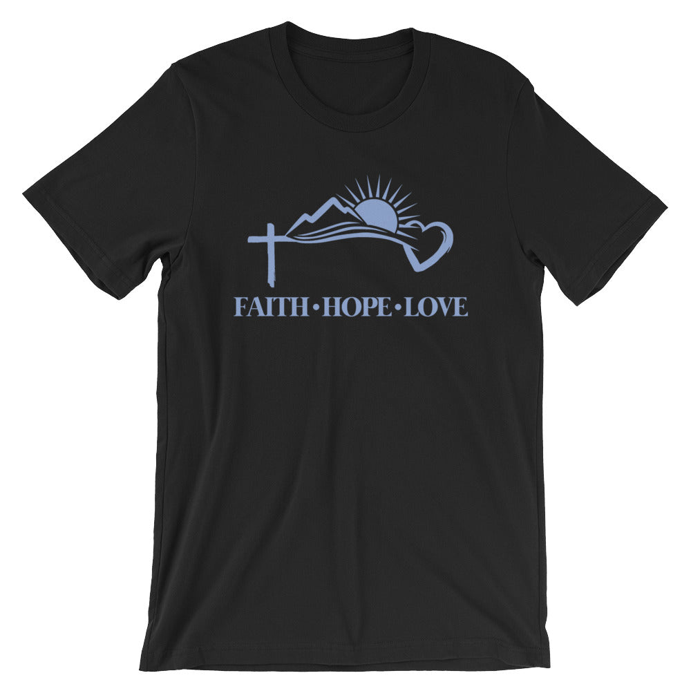 Faith Hope Love Symbols Cotton T-Shirt