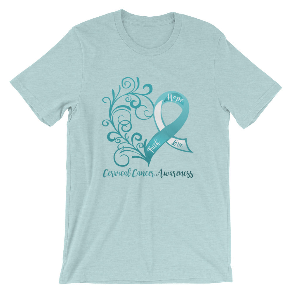 Cervical Cancer Awareness Cotton T-Shirt - Several Colors Available