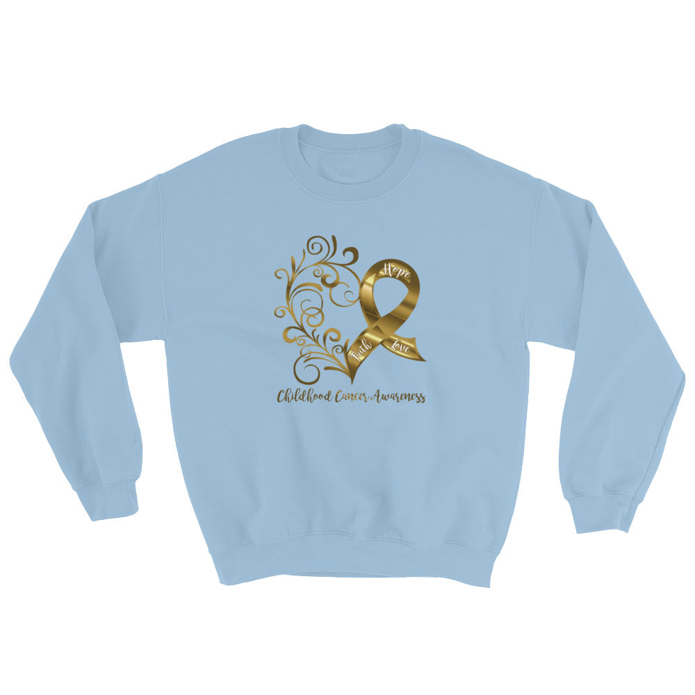 Childhood Cancer Awareness Adult Sweatshirt