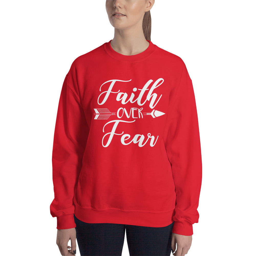 Faith Over Fear Arrow Sweatshirt