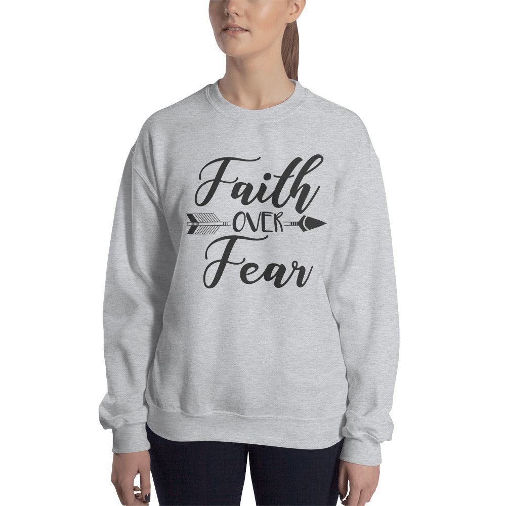 Faith Over Fear Arrow Sweatshirt