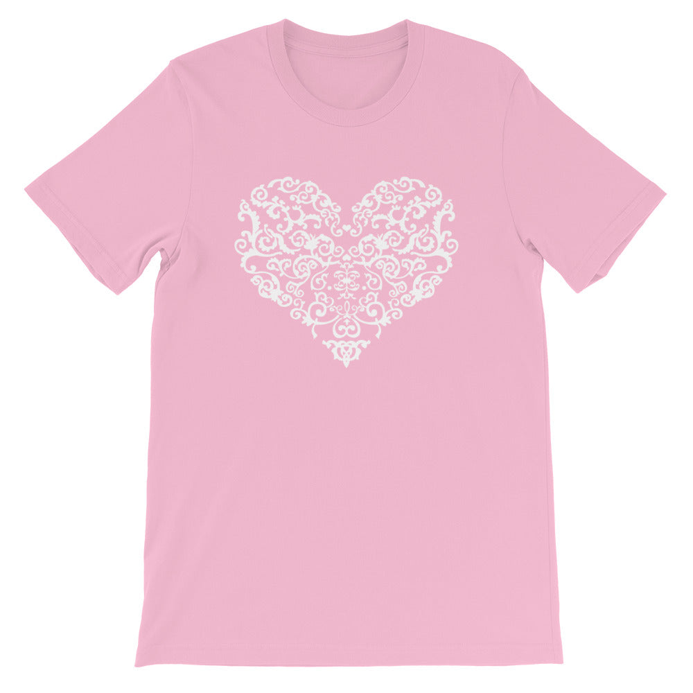 Filigree Heart T-Shirt - Light Colors