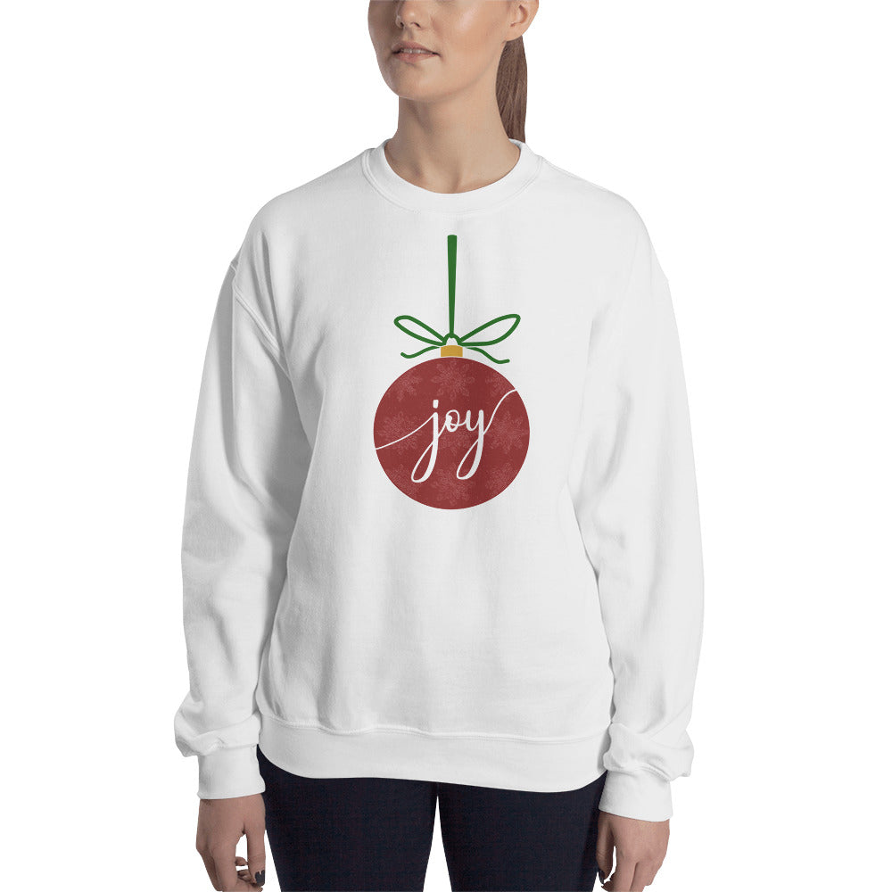 Joy Script Ornament Sweatshirt