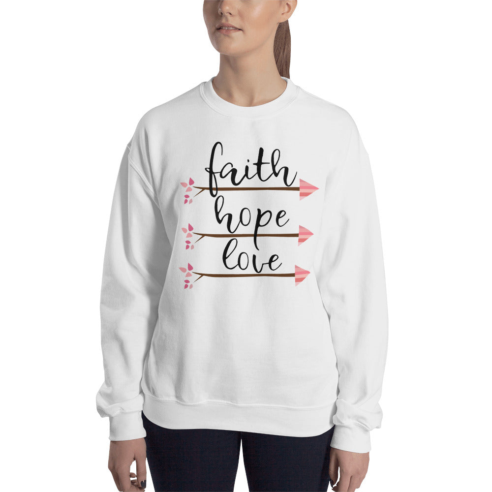 Faith Hope Love Arrows Sweatshirt