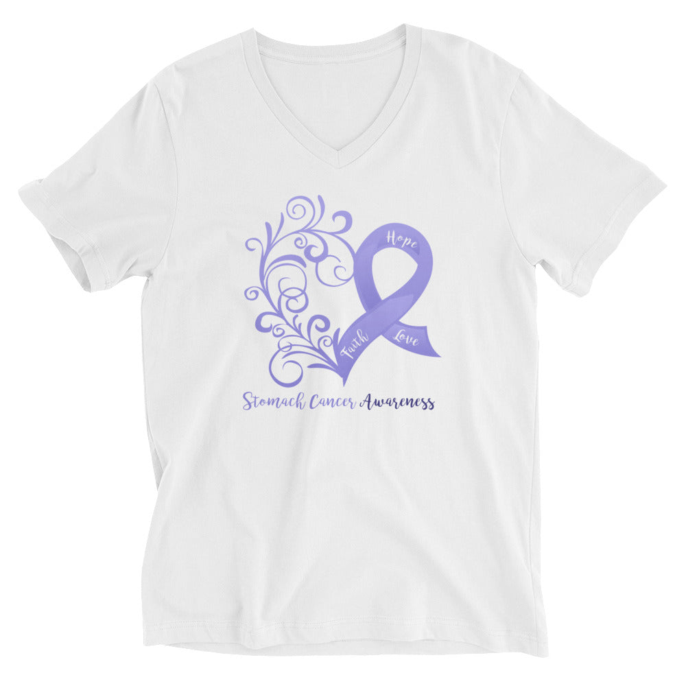 Stomach Cancer Awareness V-Neck T-Shirt