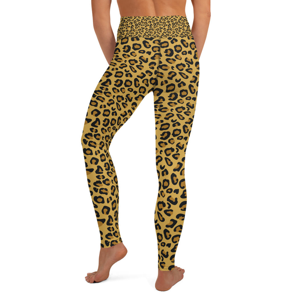 Leopard Skin Yoga Full Length Leggings