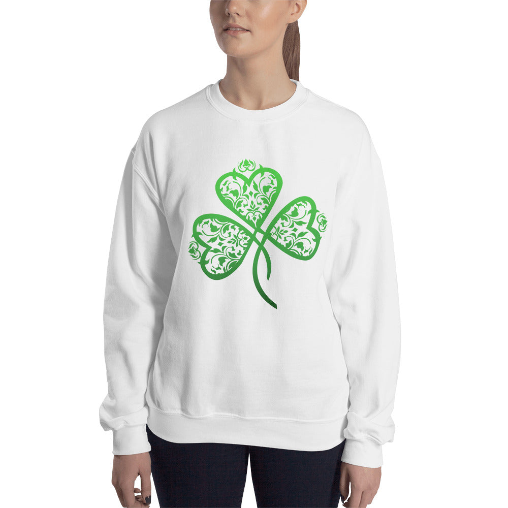 St. Patrick's Day Filigree Shamrock Sweatshirt
