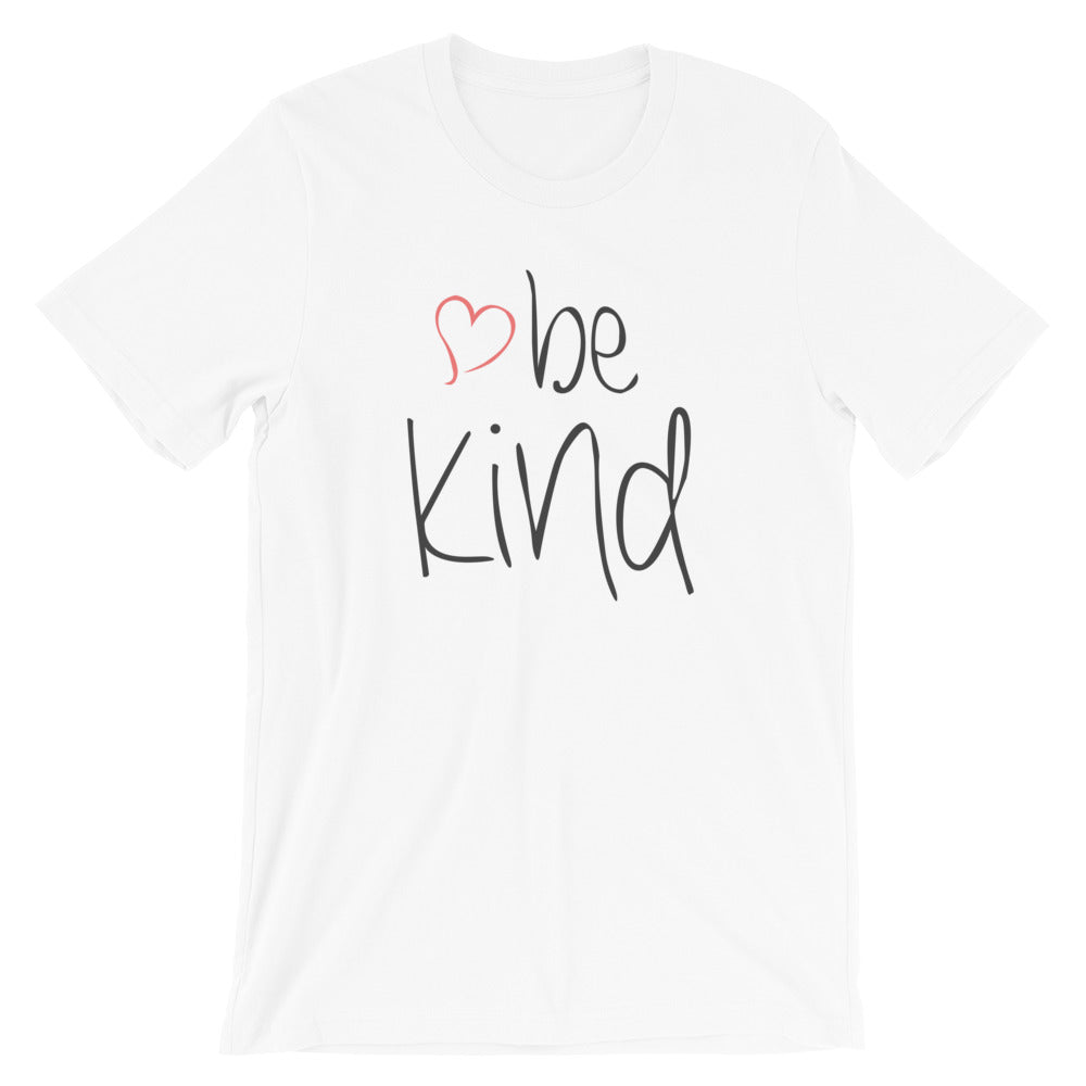 be kind Heart Cotton T-Shirt - Light Colors
