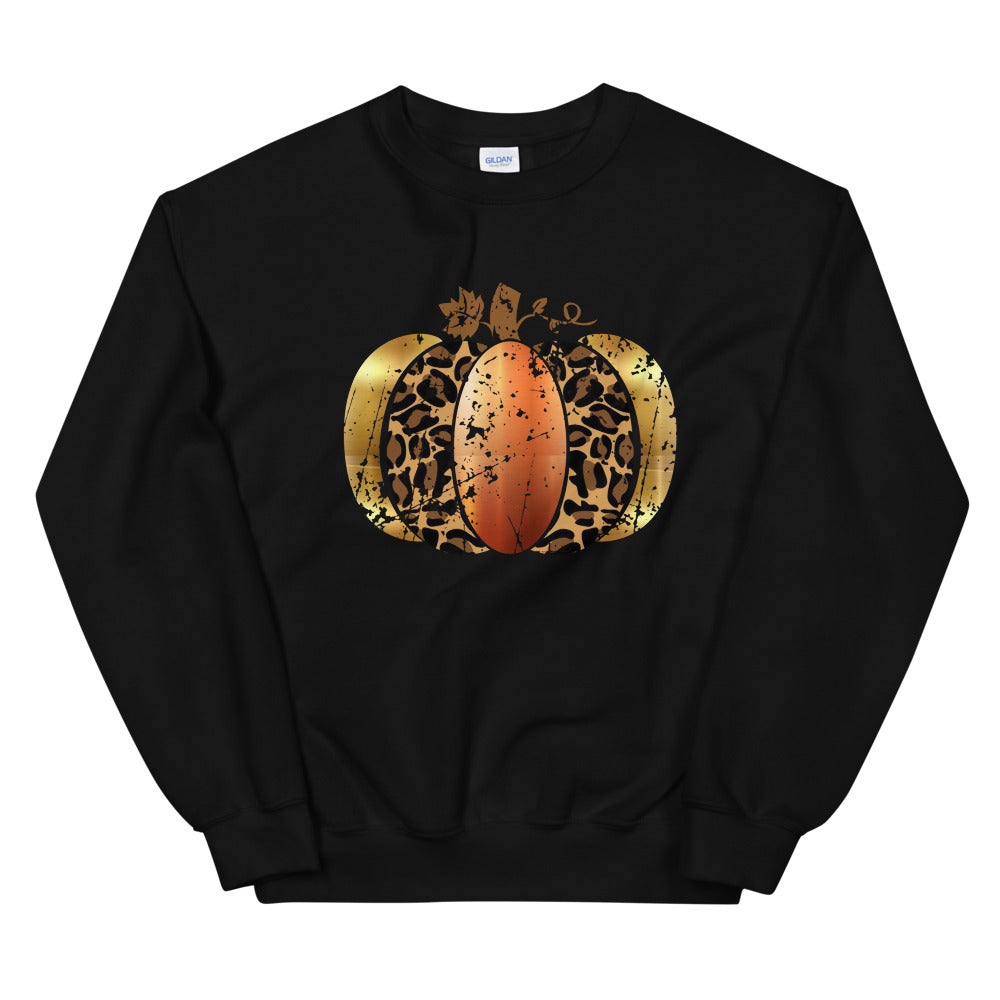 Leopard/Bronze/Gold Pumpkin Sweatshirt