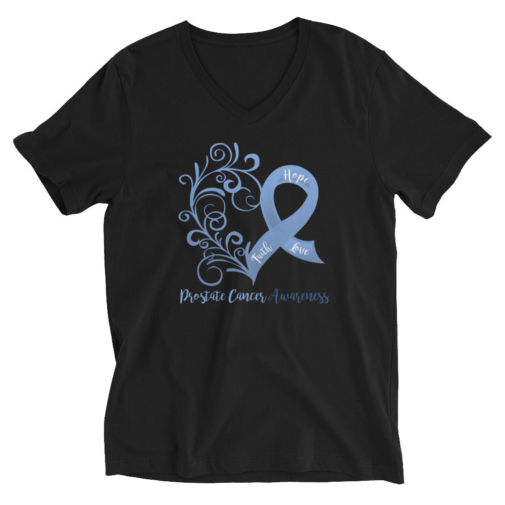 Prostate Cancer Awareness V-Neck T-Shirt
