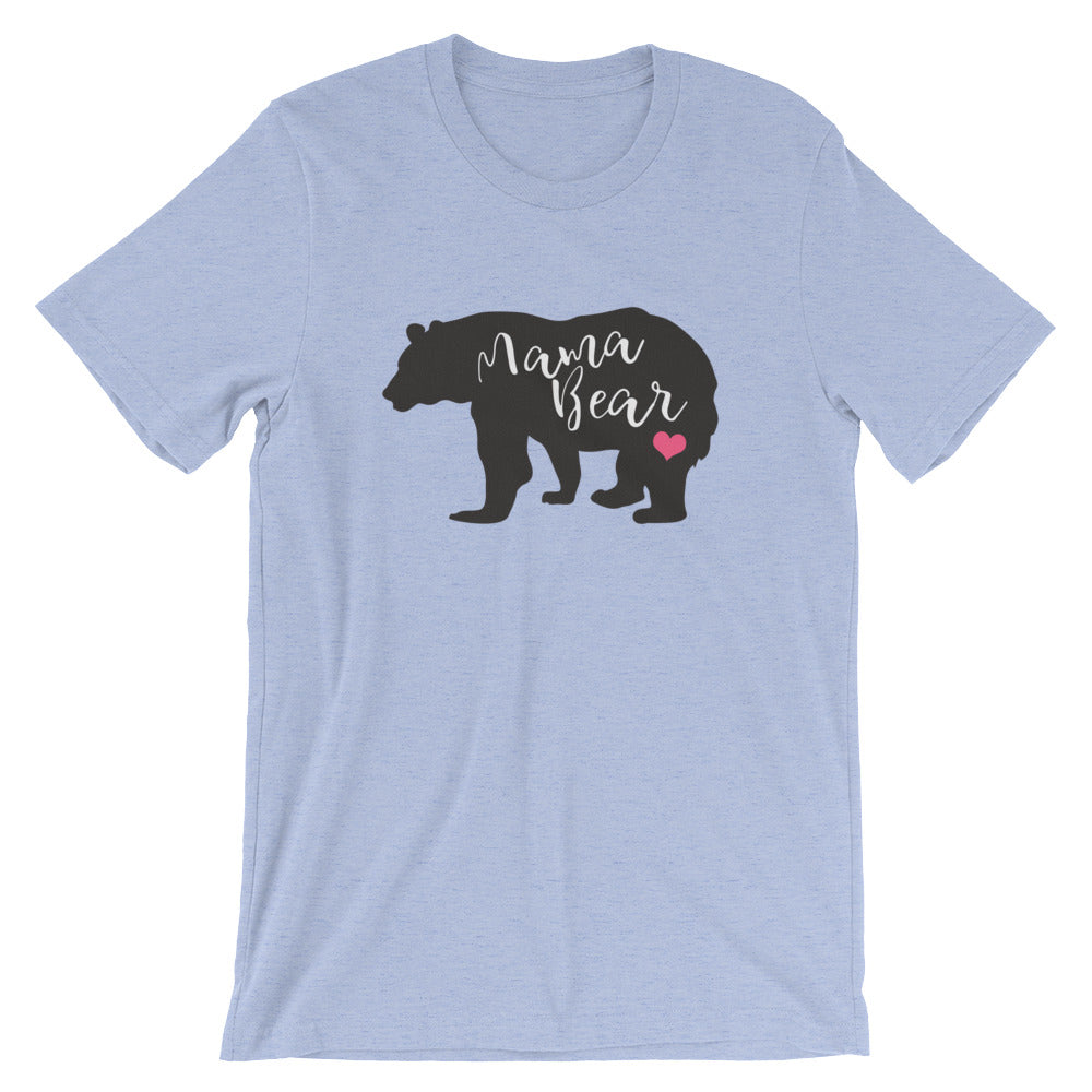 Mama Bear Heart Cotton T-Shirt