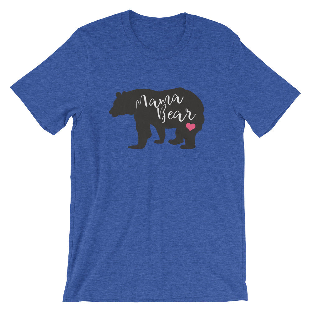 Mama Bear Heart Cotton T-Shirt