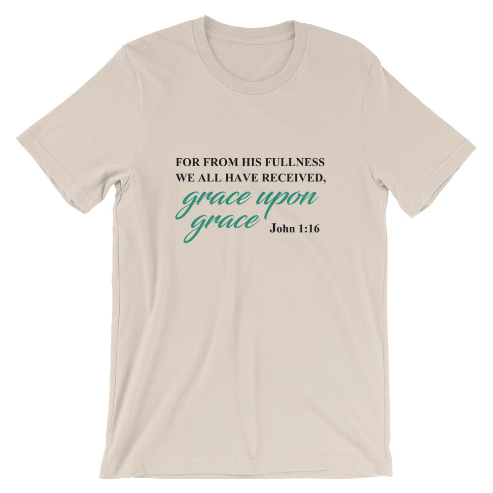 Grace Upon Grace | John 1:16 Cotton T-Shirt