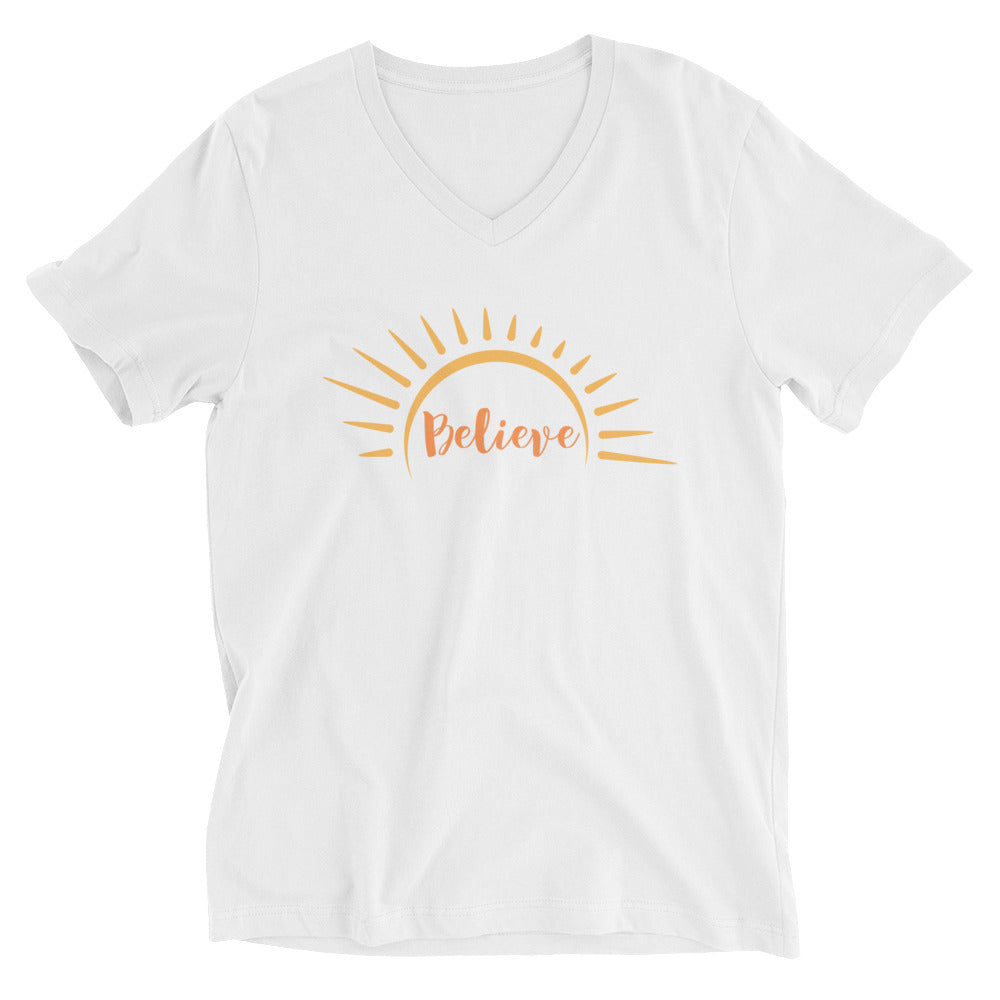 Believe Sunshine V-Neck T-Shirt