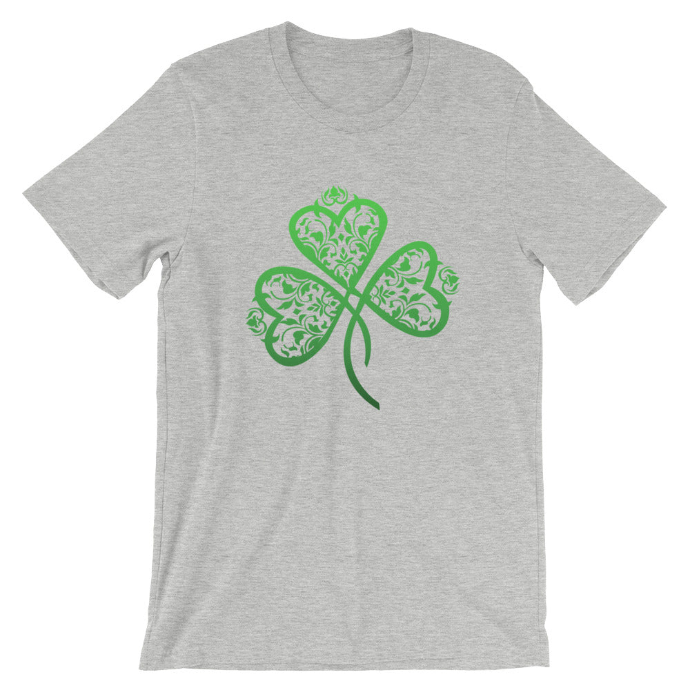 St. Patrick's Day Filigree Shamrock Cotton T-Shirt