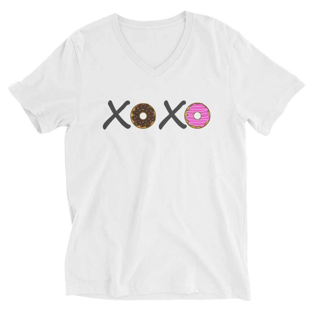 XOXO Donuts Cotton V-Neck T-Shirt