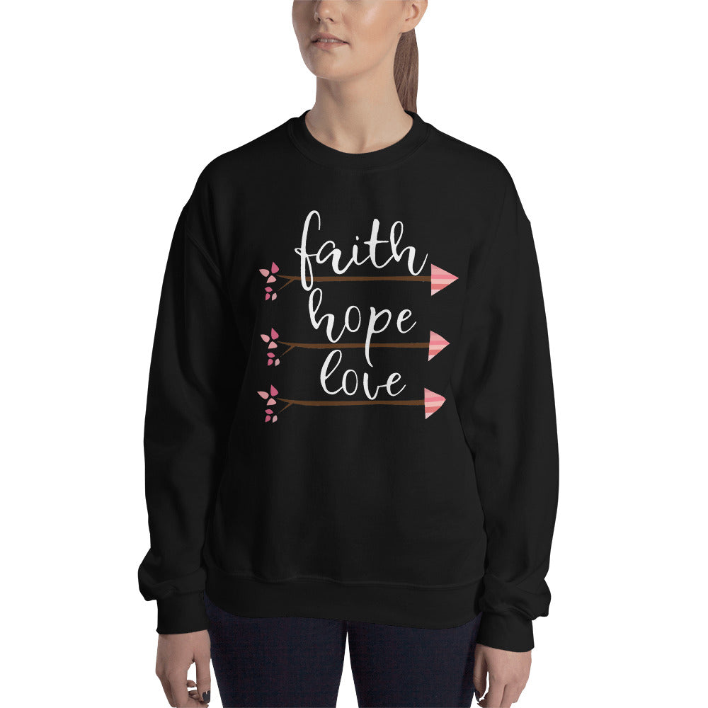 Faith Hope Love Arrows Sweatshirt